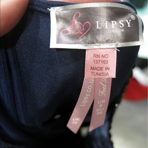 ASOS | Navy Blue Formal Mini Dress US6 - Picture 4 of 4